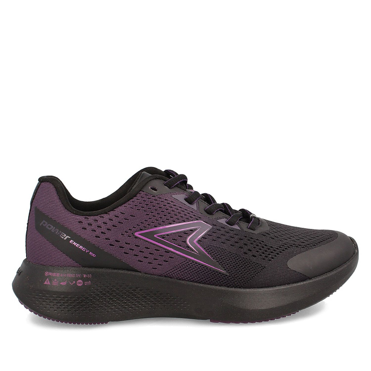 Zapatilla Mujer Power Xorise+100 Rn Eros2 Negro-morado image number 0.0